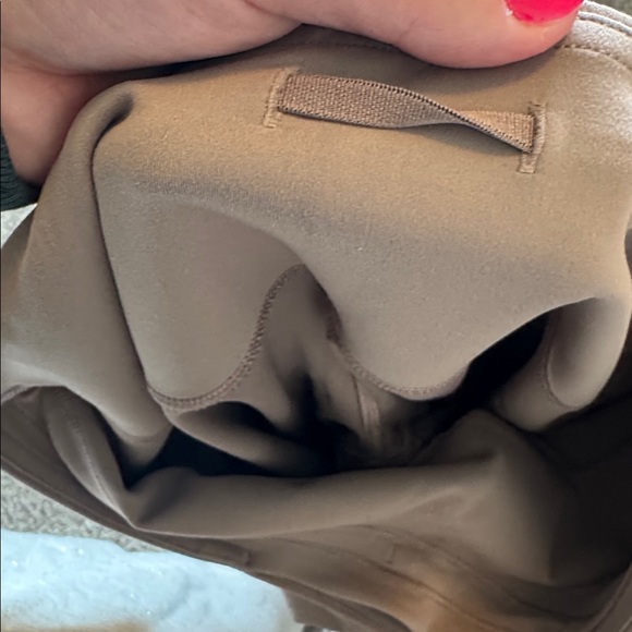 Lululemon Ribbed Brown/Tan Leggings - Picture 6 of 7